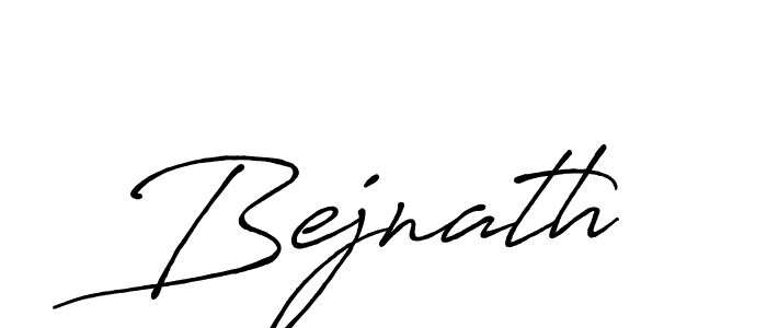 Create a beautiful signature design for name Bejnath. With this signature (Antro_Vectra_Bolder) fonts, you can make a handwritten signature for free. Bejnath signature style 7 images and pictures png