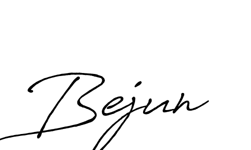 How to make Bejun signature? Antro_Vectra_Bolder is a professional autograph style. Create handwritten signature for Bejun name. Bejun signature style 7 images and pictures png