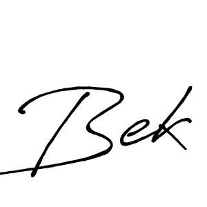 It looks lik you need a new signature style for name Bek. Design unique handwritten (Antro_Vectra_Bolder) signature with our free signature maker in just a few clicks. Bek signature style 7 images and pictures png