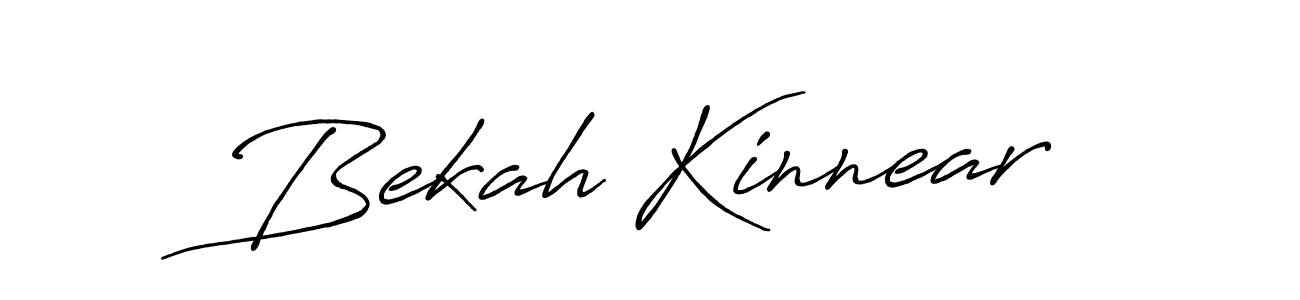 Also You can easily find your signature by using the search form. We will create Bekah Kinnear name handwritten signature images for you free of cost using Antro_Vectra_Bolder sign style. Bekah Kinnear signature style 7 images and pictures png