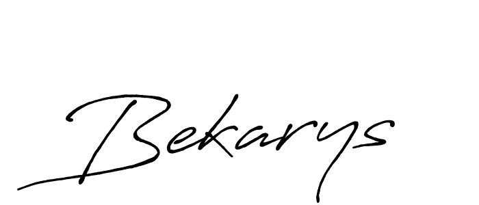 Bekarys stylish signature style. Best Handwritten Sign (Antro_Vectra_Bolder) for my name. Handwritten Signature Collection Ideas for my name Bekarys. Bekarys signature style 7 images and pictures png