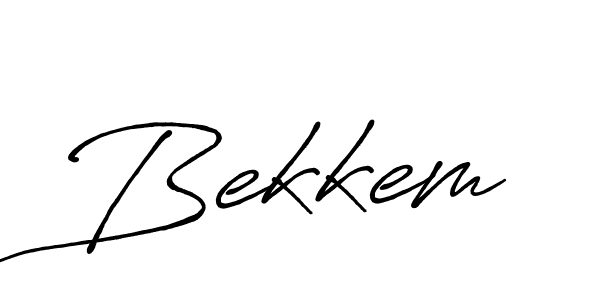 You should practise on your own different ways (Antro_Vectra_Bolder) to write your name (Bekkem) in signature. don't let someone else do it for you. Bekkem signature style 7 images and pictures png