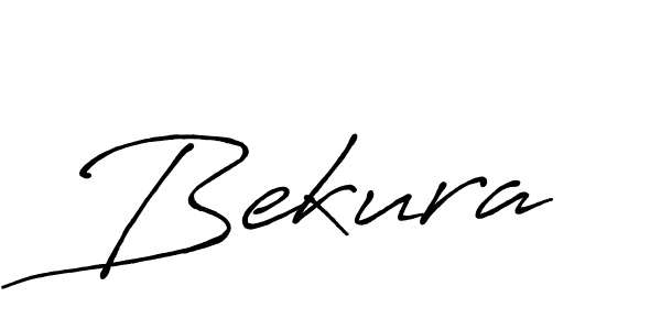 Make a beautiful signature design for name Bekura. With this signature (Antro_Vectra_Bolder) style, you can create a handwritten signature for free. Bekura signature style 7 images and pictures png