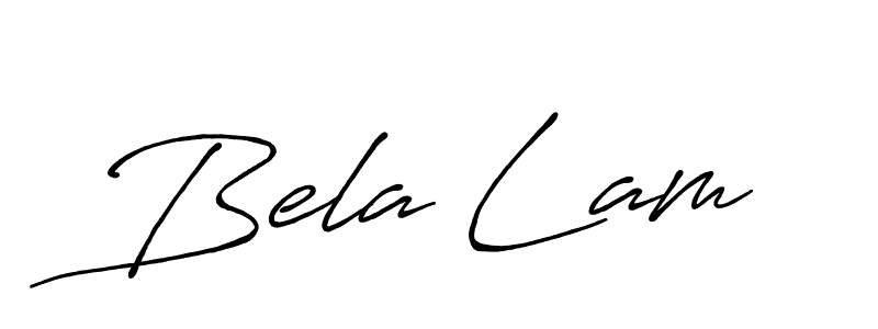 Also You can easily find your signature by using the search form. We will create Bela Lam name handwritten signature images for you free of cost using Antro_Vectra_Bolder sign style. Bela Lam signature style 7 images and pictures png