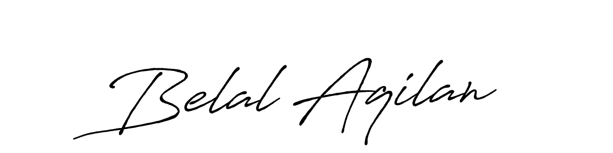 This is the best signature style for the Belal Aqilan name. Also you like these signature font (Antro_Vectra_Bolder). Mix name signature. Belal Aqilan signature style 7 images and pictures png