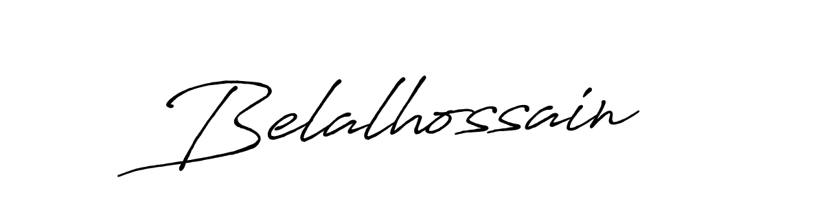 Design your own signature with our free online signature maker. With this signature software, you can create a handwritten (Antro_Vectra_Bolder) signature for name Belalhossain. Belalhossain signature style 7 images and pictures png