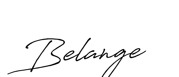 Use a signature maker to create a handwritten signature online. With this signature software, you can design (Antro_Vectra_Bolder) your own signature for name Belange. Belange signature style 7 images and pictures png