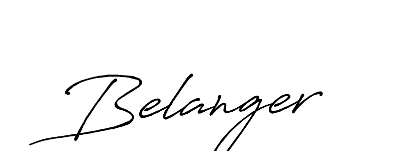 Design your own signature with our free online signature maker. With this signature software, you can create a handwritten (Antro_Vectra_Bolder) signature for name Belanger. Belanger signature style 7 images and pictures png