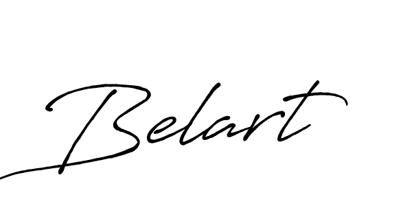 Belart stylish signature style. Best Handwritten Sign (Antro_Vectra_Bolder) for my name. Handwritten Signature Collection Ideas for my name Belart. Belart signature style 7 images and pictures png