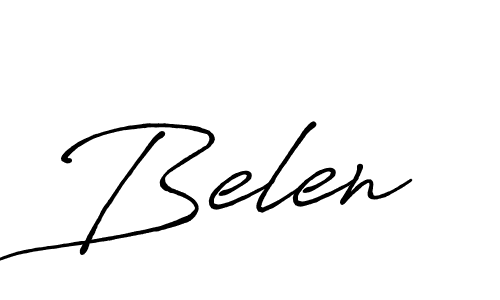 Design your own signature with our free online signature maker. With this signature software, you can create a handwritten (Antro_Vectra_Bolder) signature for name Belen. Belen signature style 7 images and pictures png