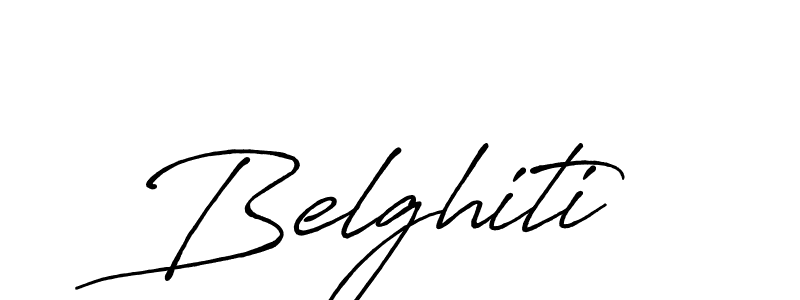 Also we have Belghiti name is the best signature style. Create professional handwritten signature collection using Antro_Vectra_Bolder autograph style. Belghiti signature style 7 images and pictures png