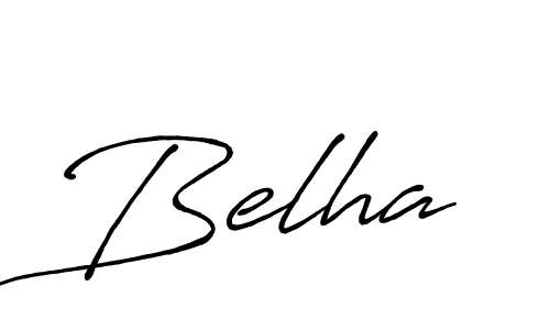 How to make Belha signature? Antro_Vectra_Bolder is a professional autograph style. Create handwritten signature for Belha name. Belha signature style 7 images and pictures png