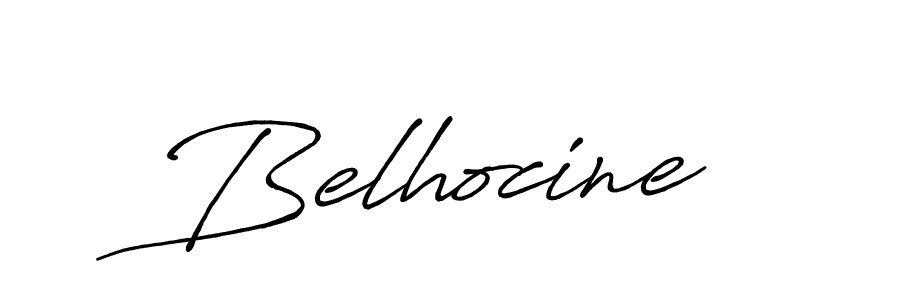 You should practise on your own different ways (Antro_Vectra_Bolder) to write your name (Belhocine) in signature. don't let someone else do it for you. Belhocine signature style 7 images and pictures png
