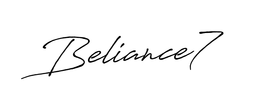 It looks lik you need a new signature style for name Beliance7. Design unique handwritten (Antro_Vectra_Bolder) signature with our free signature maker in just a few clicks. Beliance7 signature style 7 images and pictures png