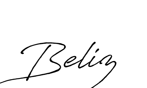 It looks lik you need a new signature style for name Beliz. Design unique handwritten (Antro_Vectra_Bolder) signature with our free signature maker in just a few clicks. Beliz signature style 7 images and pictures png
