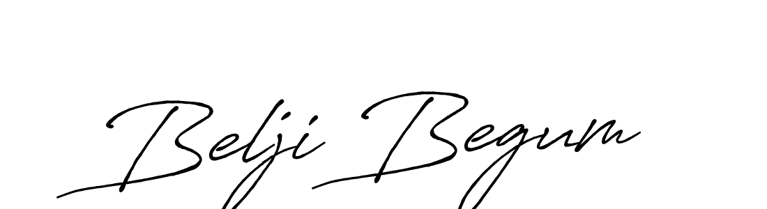 Create a beautiful signature design for name Belji Begum. With this signature (Antro_Vectra_Bolder) fonts, you can make a handwritten signature for free. Belji Begum signature style 7 images and pictures png