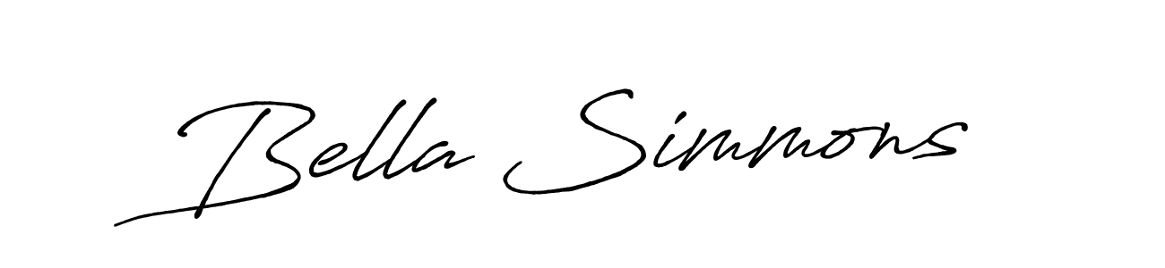 It looks lik you need a new signature style for name Bella Simmons. Design unique handwritten (Antro_Vectra_Bolder) signature with our free signature maker in just a few clicks. Bella Simmons signature style 7 images and pictures png