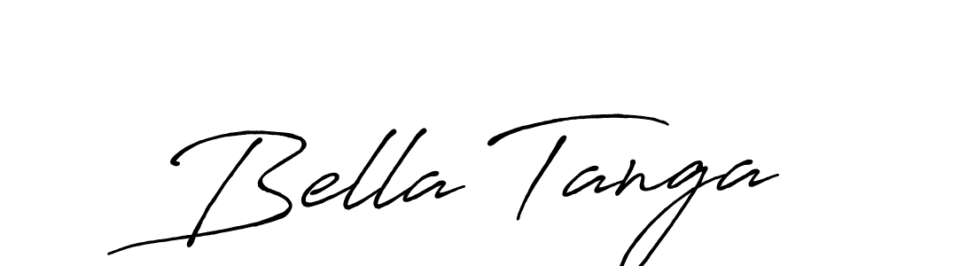 Create a beautiful signature design for name Bella Tanga. With this signature (Antro_Vectra_Bolder) fonts, you can make a handwritten signature for free. Bella Tanga signature style 7 images and pictures png