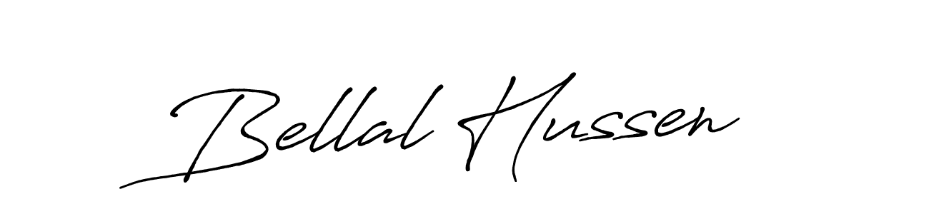 Also we have Bellal Hussen name is the best signature style. Create professional handwritten signature collection using Antro_Vectra_Bolder autograph style. Bellal Hussen signature style 7 images and pictures png