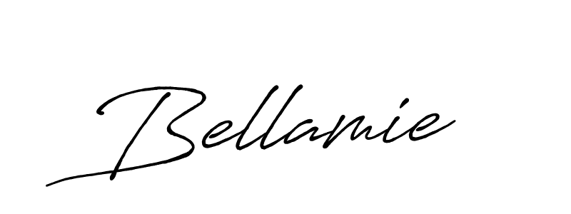 Make a beautiful signature design for name Bellamie. Use this online signature maker to create a handwritten signature for free. Bellamie signature style 7 images and pictures png