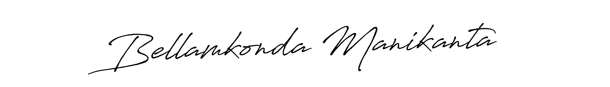 Bellamkonda Manikanta stylish signature style. Best Handwritten Sign (Antro_Vectra_Bolder) for my name. Handwritten Signature Collection Ideas for my name Bellamkonda Manikanta. Bellamkonda Manikanta signature style 7 images and pictures png