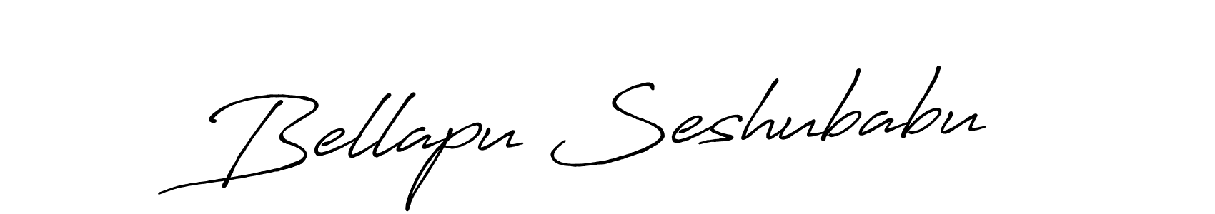 Use a signature maker to create a handwritten signature online. With this signature software, you can design (Antro_Vectra_Bolder) your own signature for name Bellapu Seshubabu. Bellapu Seshubabu signature style 7 images and pictures png