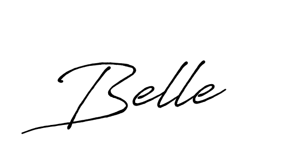 Create a beautiful signature design for name Belle . With this signature (Antro_Vectra_Bolder) fonts, you can make a handwritten signature for free. Belle  signature style 7 images and pictures png