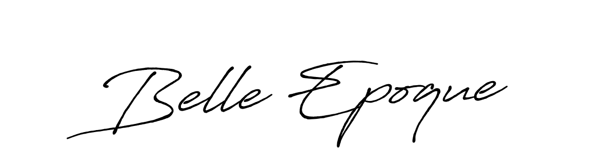 Create a beautiful signature design for name Belle Epoque. With this signature (Antro_Vectra_Bolder) fonts, you can make a handwritten signature for free. Belle Epoque signature style 7 images and pictures png