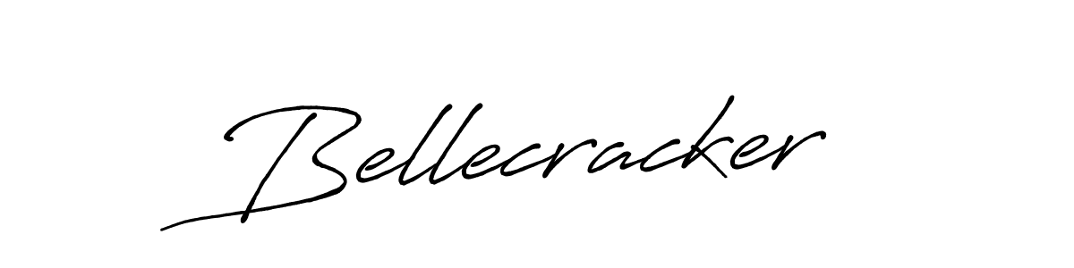 Use a signature maker to create a handwritten signature online. With this signature software, you can design (Antro_Vectra_Bolder) your own signature for name Bellecracker. Bellecracker signature style 7 images and pictures png
