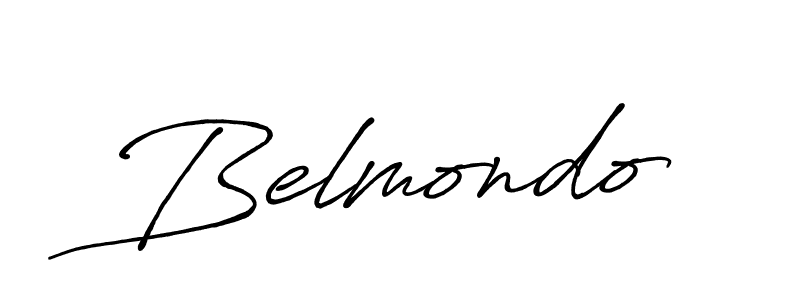 How to make Belmondo name signature. Use Antro_Vectra_Bolder style for creating short signs online. This is the latest handwritten sign. Belmondo signature style 7 images and pictures png