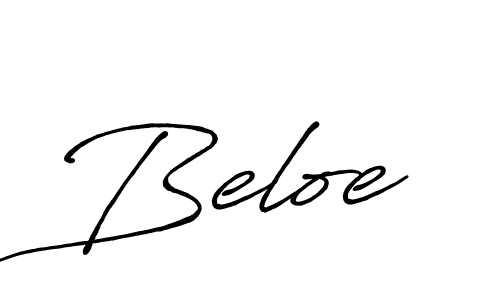 Create a beautiful signature design for name Beloe. With this signature (Antro_Vectra_Bolder) fonts, you can make a handwritten signature for free. Beloe signature style 7 images and pictures png