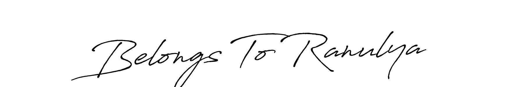 Best and Professional Signature Style for Belongs To Ranulya. Antro_Vectra_Bolder Best Signature Style Collection. Belongs To Ranulya signature style 7 images and pictures png