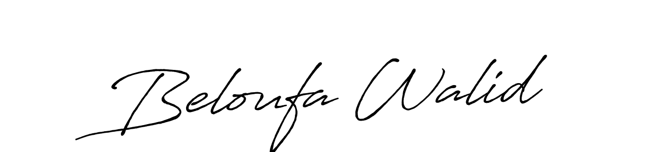 How to Draw Beloufa Walid signature style? Antro_Vectra_Bolder is a latest design signature styles for name Beloufa Walid. Beloufa Walid signature style 7 images and pictures png