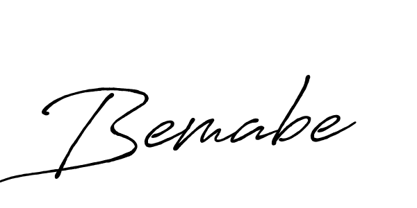 It looks lik you need a new signature style for name Bemabe. Design unique handwritten (Antro_Vectra_Bolder) signature with our free signature maker in just a few clicks. Bemabe signature style 7 images and pictures png