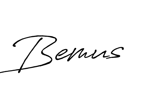 Similarly Antro_Vectra_Bolder is the best handwritten signature design. Signature creator online .You can use it as an online autograph creator for name Bemus. Bemus signature style 7 images and pictures png