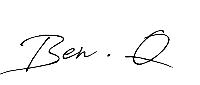 You can use this online signature creator to create a handwritten signature for the name Ben . Q. This is the best online autograph maker. Ben . Q signature style 7 images and pictures png