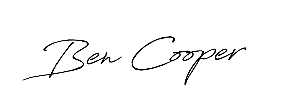 Use a signature maker to create a handwritten signature online. With this signature software, you can design (Antro_Vectra_Bolder) your own signature for name Ben Cooper. Ben Cooper signature style 7 images and pictures png