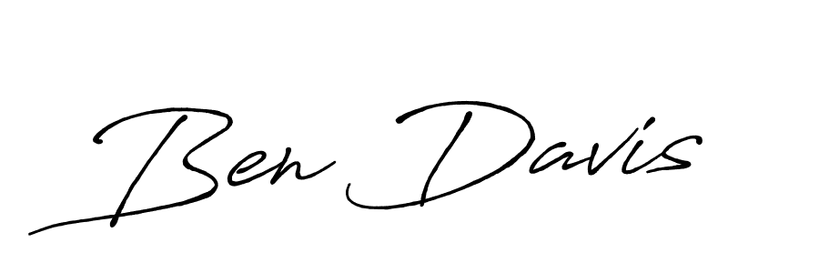 How to make Ben Davis name signature. Use Antro_Vectra_Bolder style for creating short signs online. This is the latest handwritten sign. Ben Davis signature style 7 images and pictures png