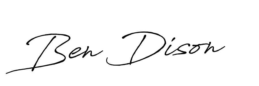 Design your own signature with our free online signature maker. With this signature software, you can create a handwritten (Antro_Vectra_Bolder) signature for name Ben Dison. Ben Dison signature style 7 images and pictures png