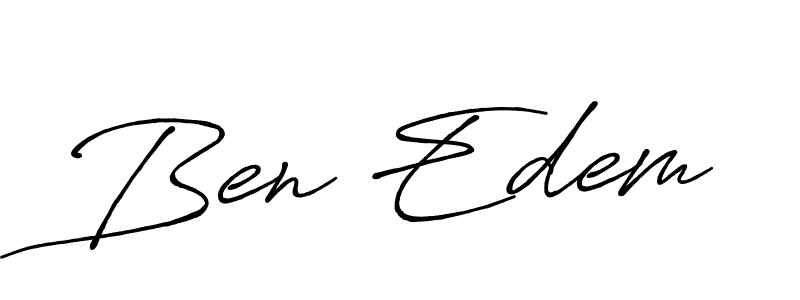 Also You can easily find your signature by using the search form. We will create Ben Edem name handwritten signature images for you free of cost using Antro_Vectra_Bolder sign style. Ben Edem signature style 7 images and pictures png