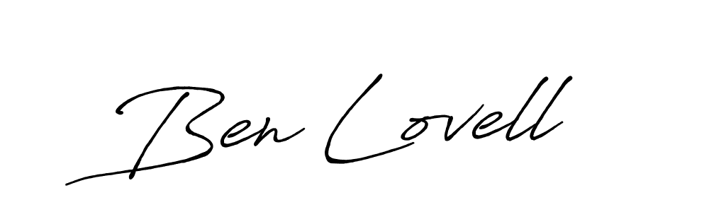 Use a signature maker to create a handwritten signature online. With this signature software, you can design (Antro_Vectra_Bolder) your own signature for name Ben Lovell. Ben Lovell signature style 7 images and pictures png