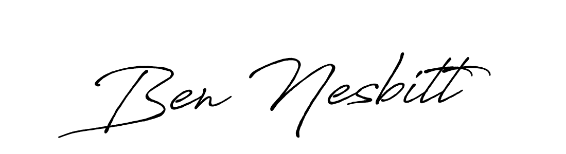 Similarly Antro_Vectra_Bolder is the best handwritten signature design. Signature creator online .You can use it as an online autograph creator for name Ben Nesbitt. Ben Nesbitt signature style 7 images and pictures png