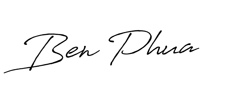 Make a beautiful signature design for name Ben Phua. With this signature (Antro_Vectra_Bolder) style, you can create a handwritten signature for free. Ben Phua signature style 7 images and pictures png