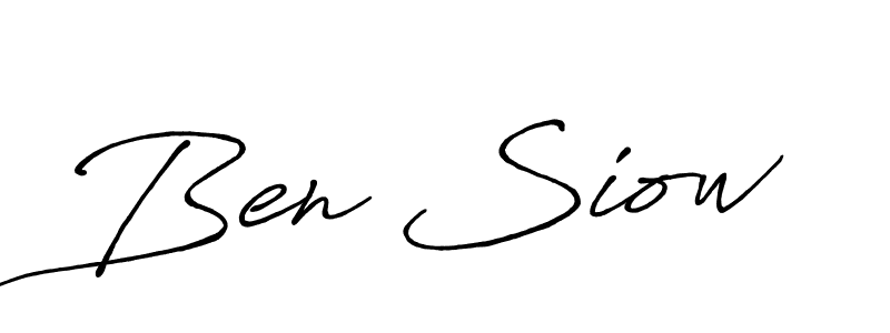 Also You can easily find your signature by using the search form. We will create Ben Siow name handwritten signature images for you free of cost using Antro_Vectra_Bolder sign style. Ben Siow signature style 7 images and pictures png