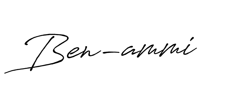 Make a beautiful signature design for name Ben-ammi. Use this online signature maker to create a handwritten signature for free. Ben-ammi signature style 7 images and pictures png