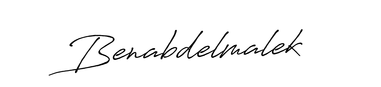 How to make Benabdelmalek signature? Antro_Vectra_Bolder is a professional autograph style. Create handwritten signature for Benabdelmalek name. Benabdelmalek signature style 7 images and pictures png