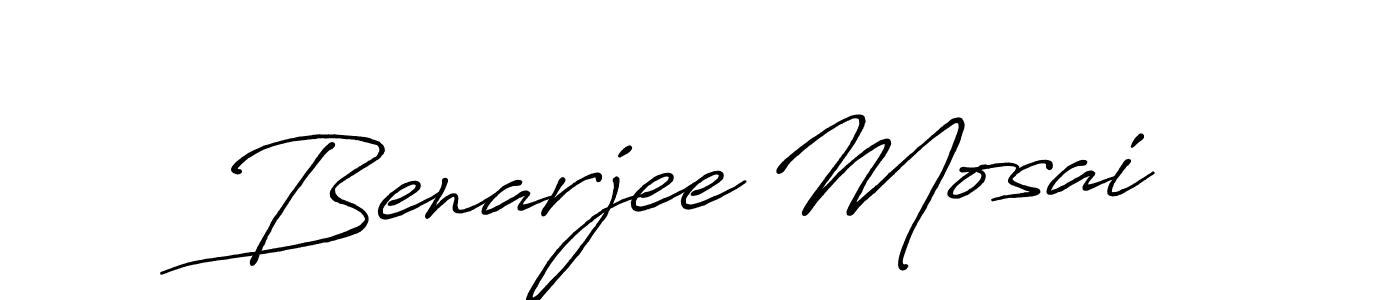 if you are searching for the best signature style for your name Benarjee Mosai. so please give up your signature search. here we have designed multiple signature styles  using Antro_Vectra_Bolder. Benarjee Mosai signature style 7 images and pictures png