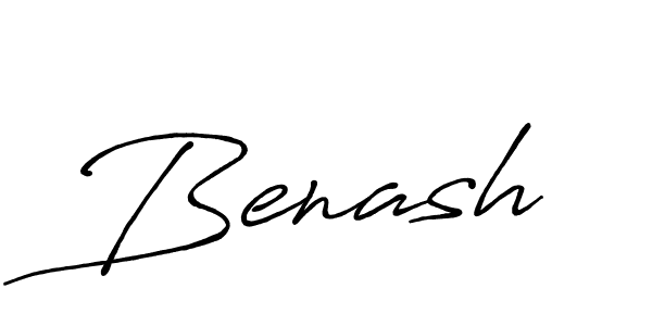 Make a beautiful signature design for name Benash. With this signature (Antro_Vectra_Bolder) style, you can create a handwritten signature for free. Benash signature style 7 images and pictures png