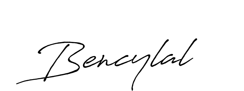 How to make Bencylal signature? Antro_Vectra_Bolder is a professional autograph style. Create handwritten signature for Bencylal name. Bencylal signature style 7 images and pictures png