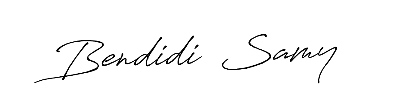 Similarly Antro_Vectra_Bolder is the best handwritten signature design. Signature creator online .You can use it as an online autograph creator for name Bendidi  Samy. Bendidi  Samy signature style 7 images and pictures png